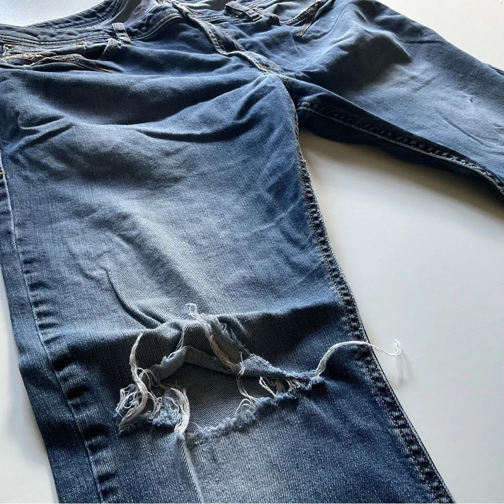 DIESEL Jeans Shioner Slim Skinny ORB80 Stretch Worn Faded Distressed Mens 36 32